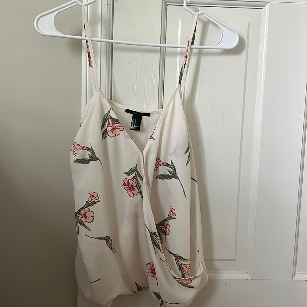 Sheer flower top